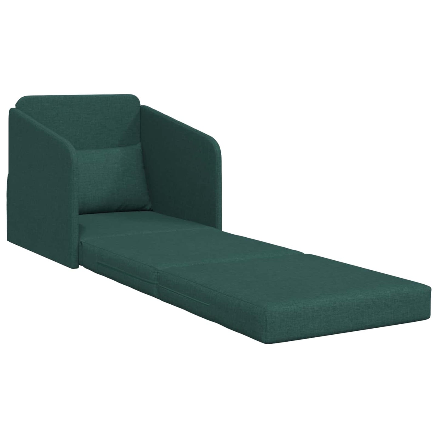 Schlafsofa Dunkelgrün 65 x 80 x 83 cm Stoff