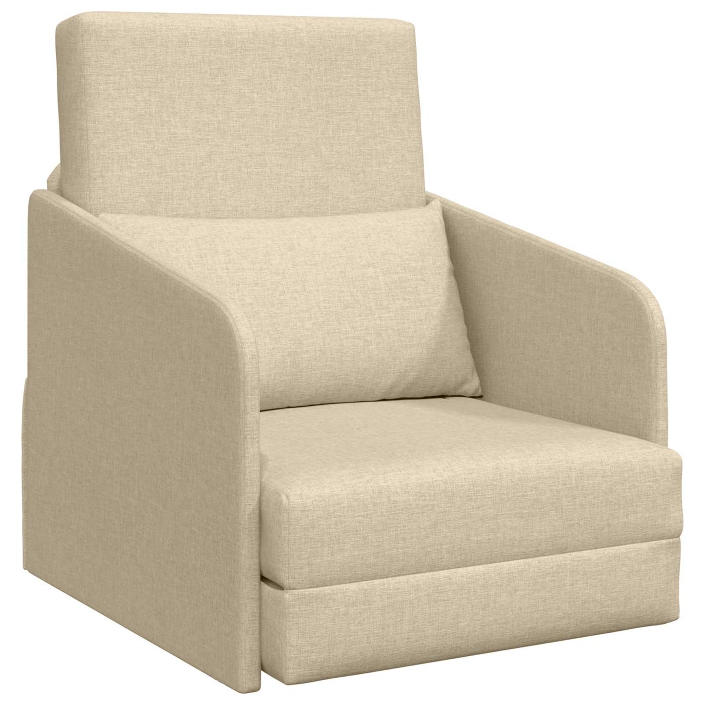 Schlafsofa Creme 65 x 80 x 83 cm Stoff