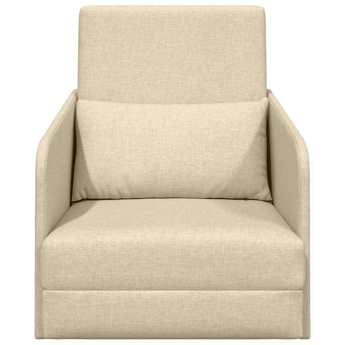 Schlafsofa Creme 65 x 80 x 83 cm Stoff