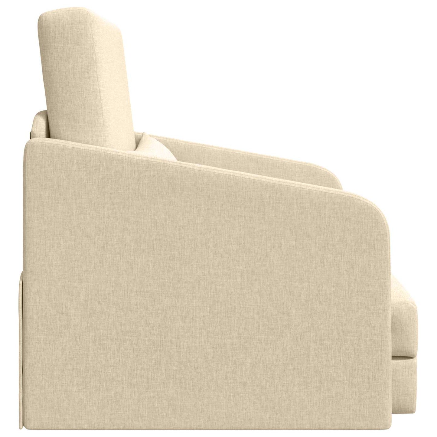 Schlafsofa Creme 65 x 80 x 83 cm Stoff