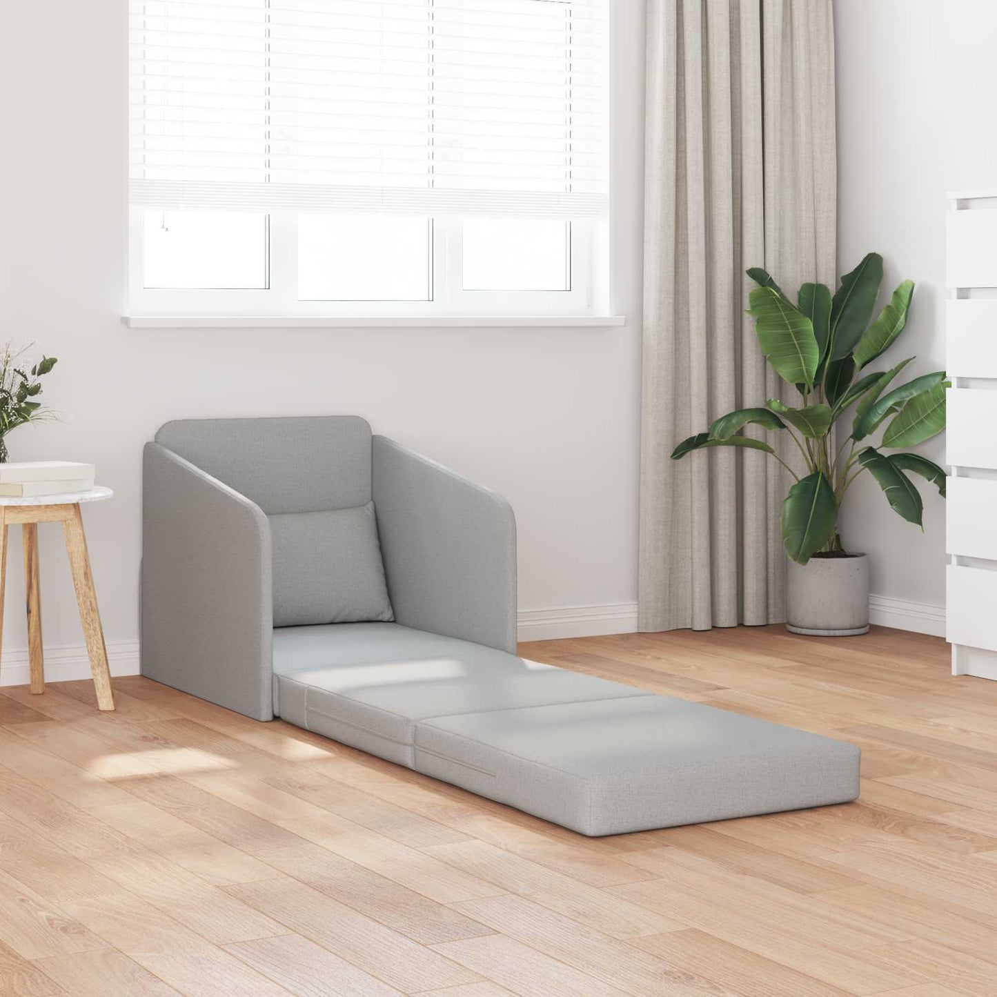 Schlafsofa Wolkengrau 65 x 80 x 83 cm Stoff