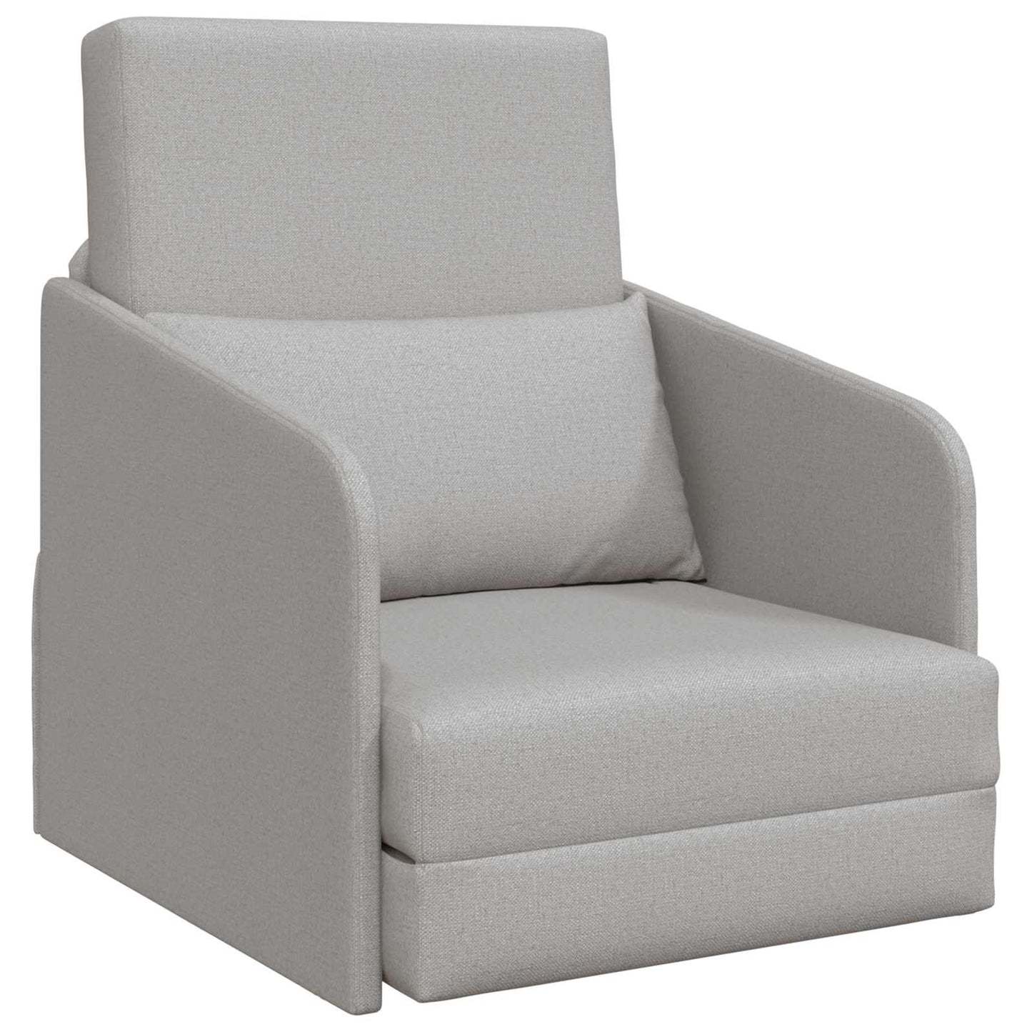 Schlafsofa Wolkengrau 65 x 80 x 83 cm Stoff