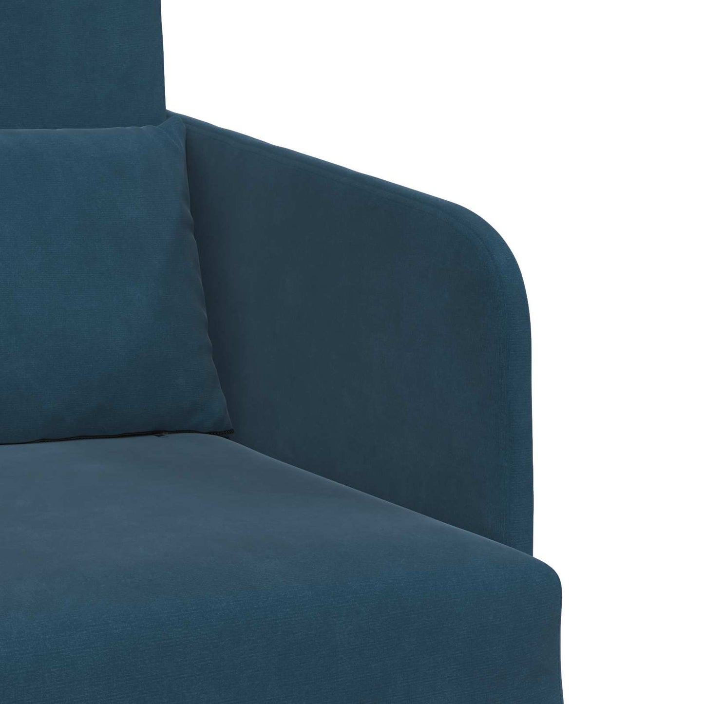 Schlafsofa Blau 65 x 80 x 83 cm Samt