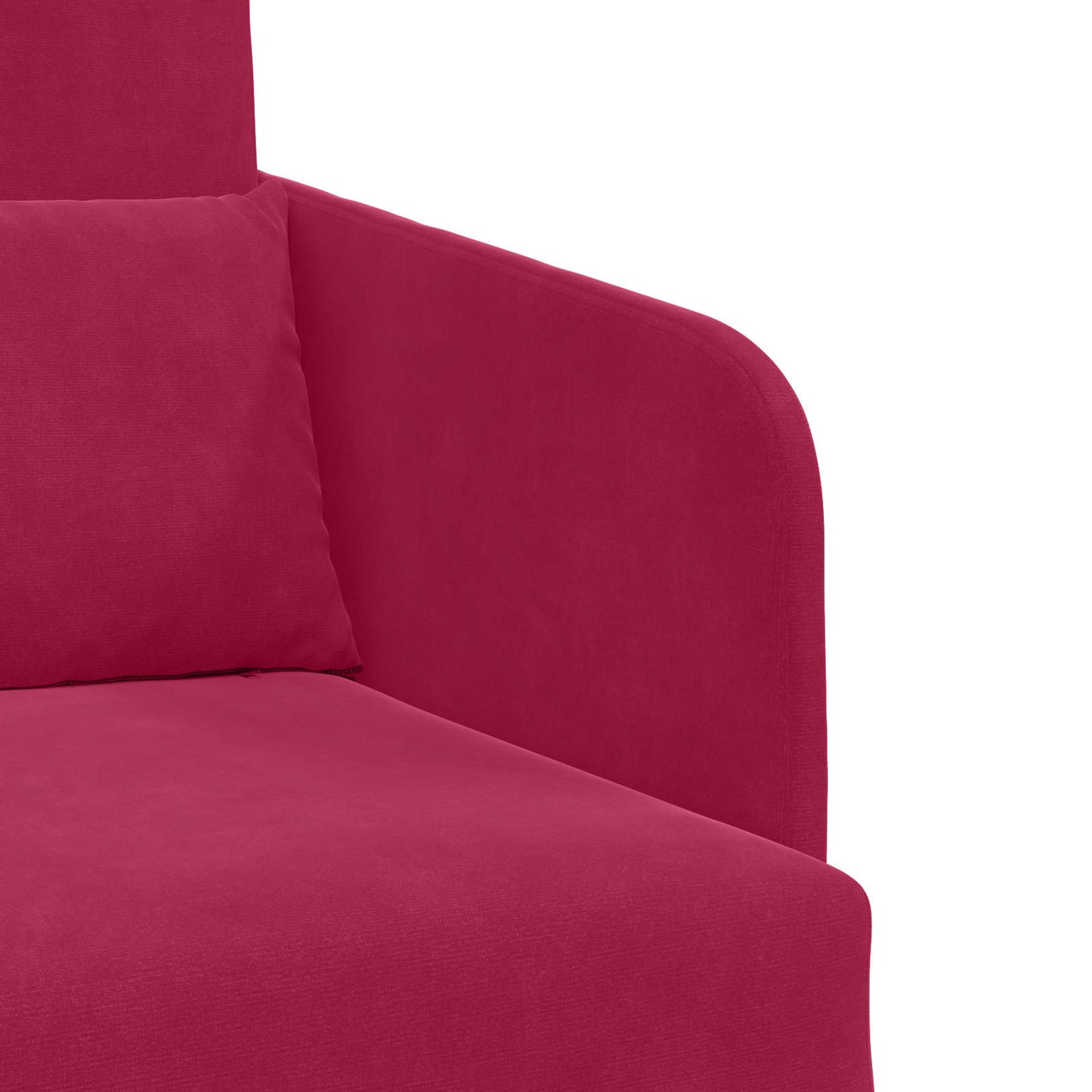 Schlafsofa Weinrot 65 x 80 x 83 cm Samt