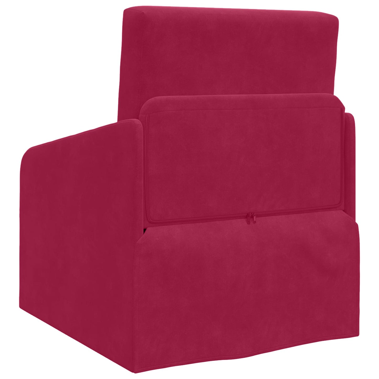 Schlafsofa Weinrot 65 x 80 x 83 cm Samt