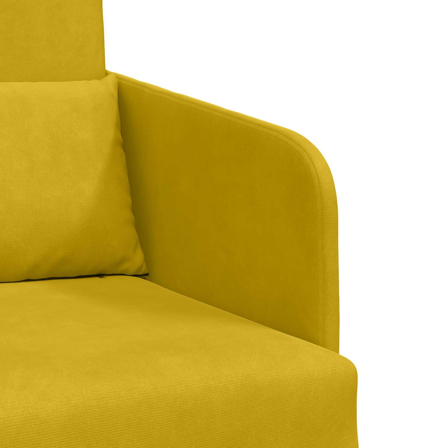 Schlafsofa Gelb 65 x 80 x 83 cm Samt