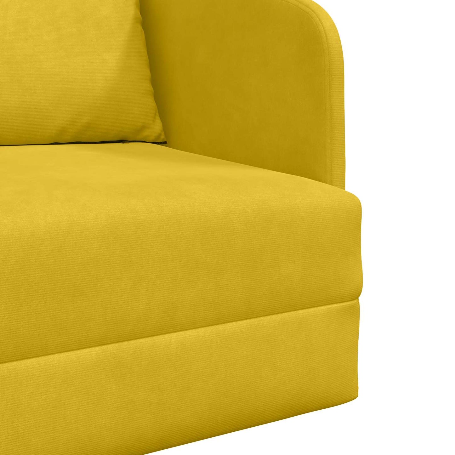 Schlafsofa Gelb 65 x 80 x 83 cm Samt