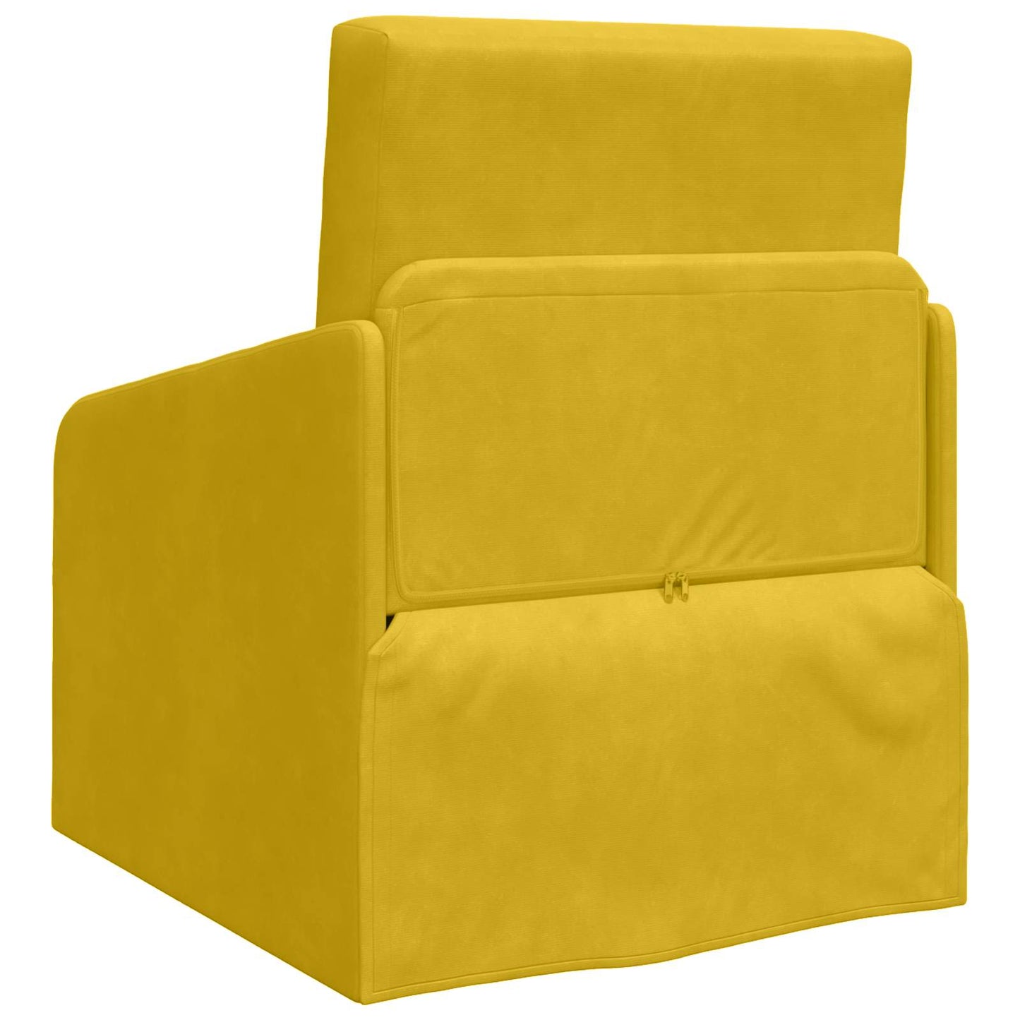 Schlafsofa Gelb 65 x 80 x 83 cm Samt