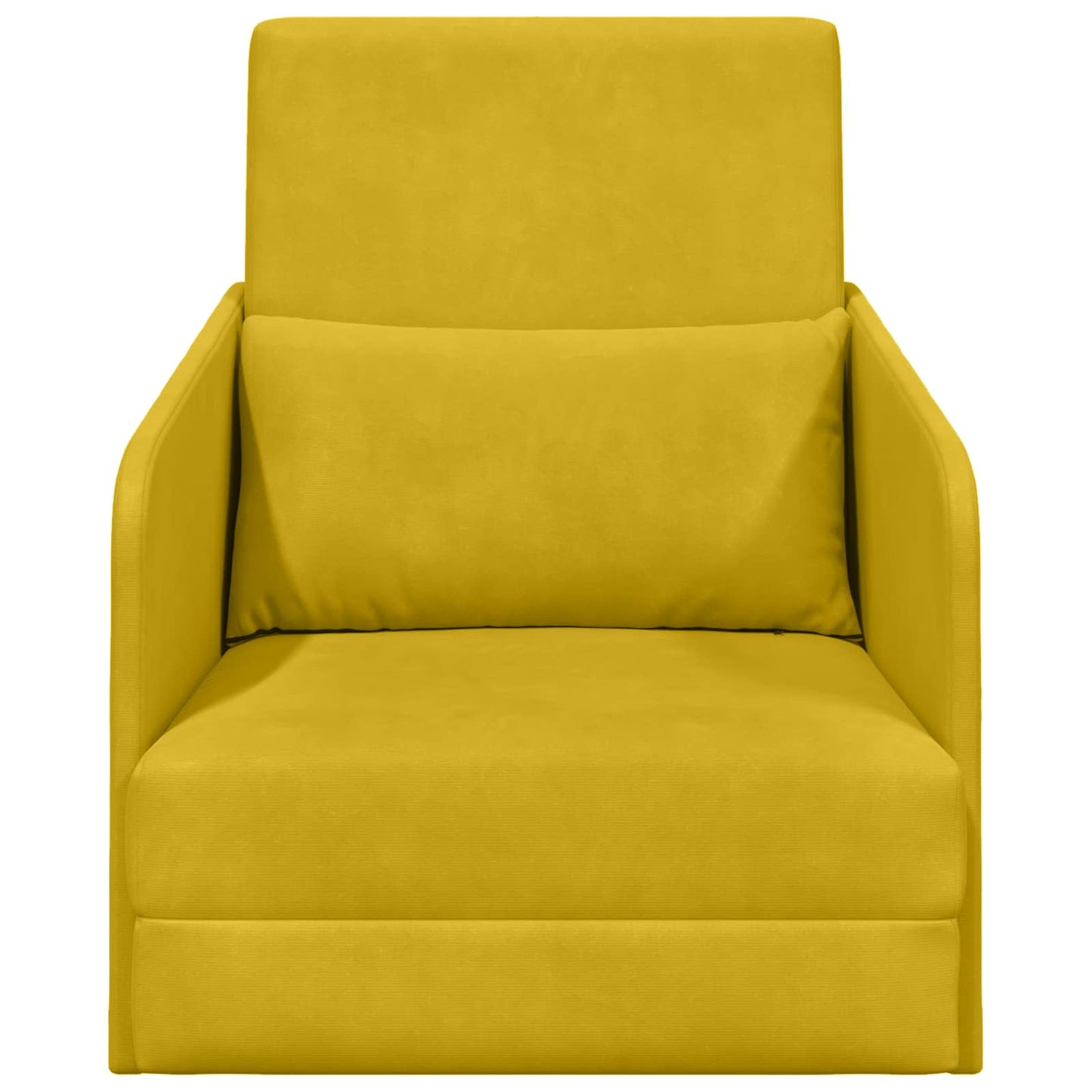Schlafsofa Gelb 65 x 80 x 83 cm Samt