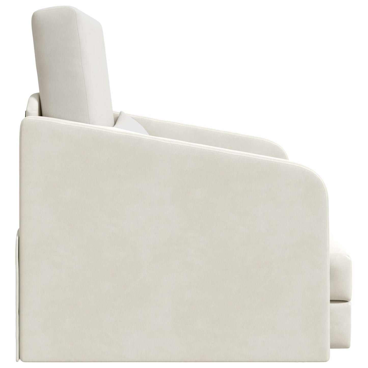 Schlafsofa Creme 65 x 80 x 83 cm Samt