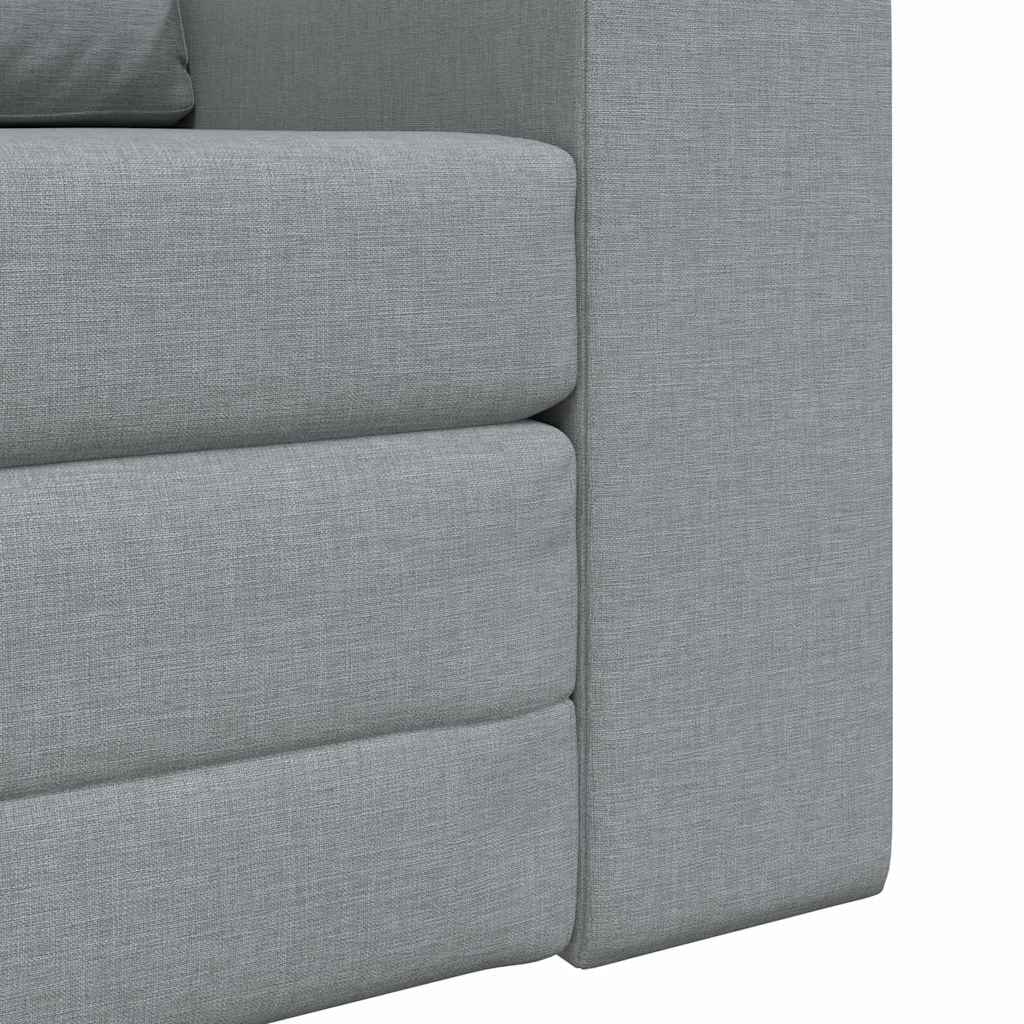 Schlafsofa Hellgrau 98 x 71 x 83 cm Stoff