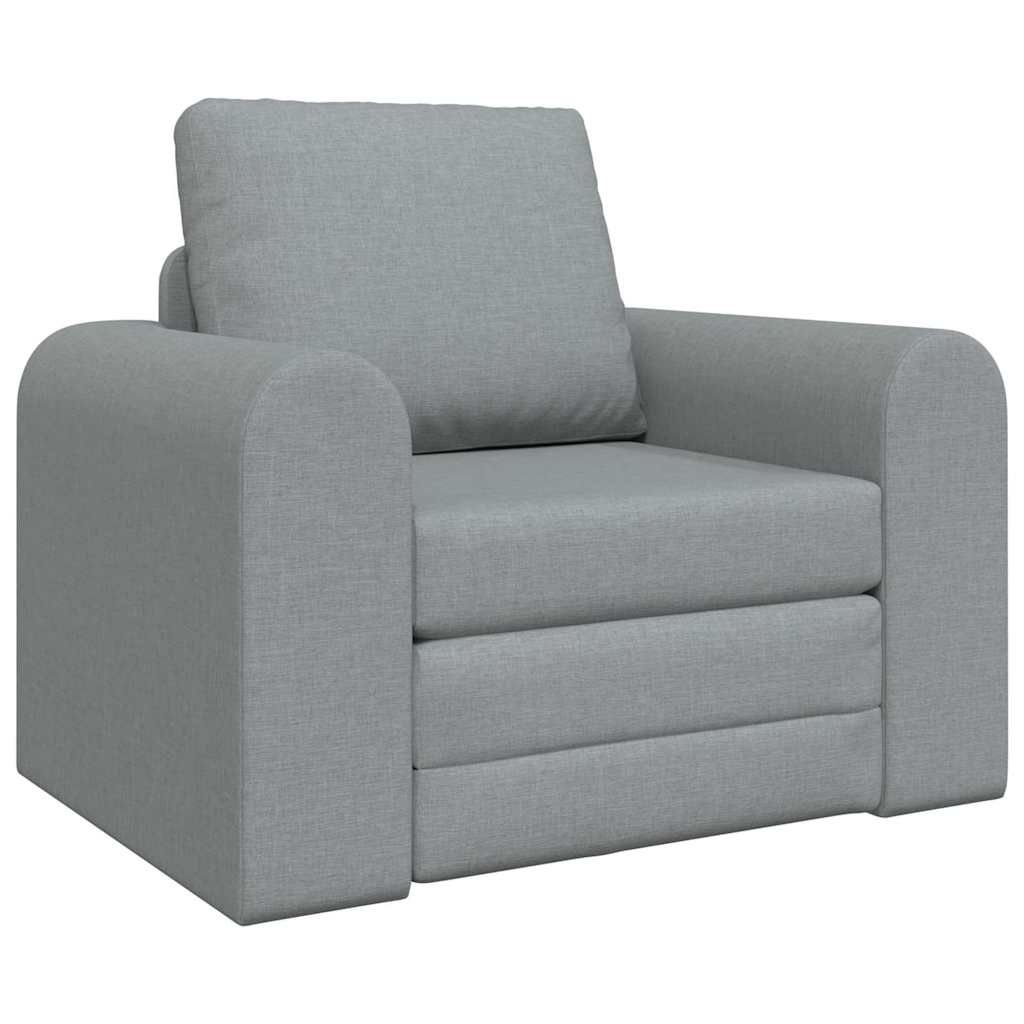 Schlafsofa Hellgrau 98 x 71 x 83 cm Stoff