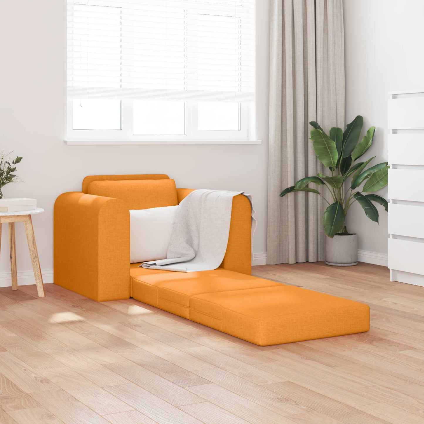 Schlafsofa Dunkelgelb 98 x 71 x 83 cm Stoff