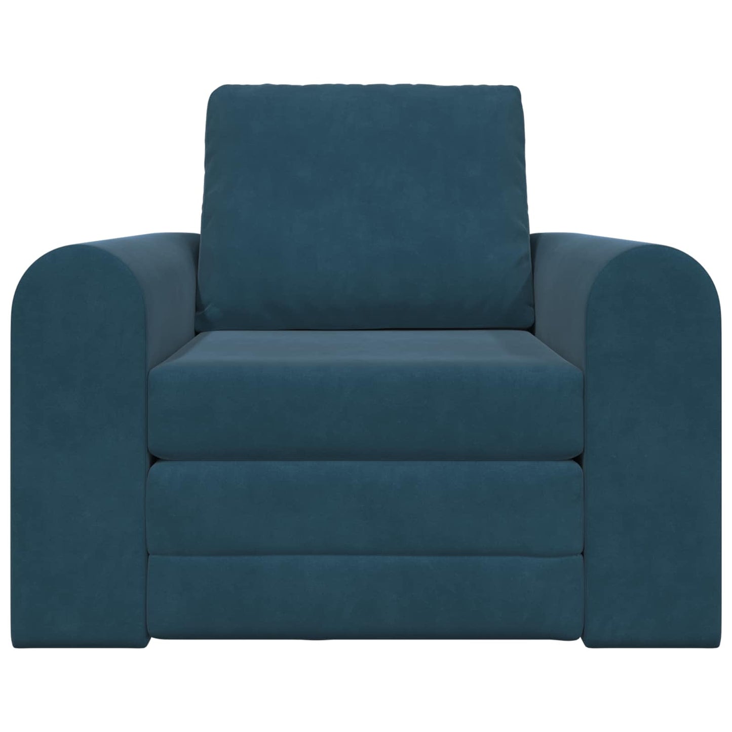 Schlafsofa Blau 98 x 71 x 83 cm Samt