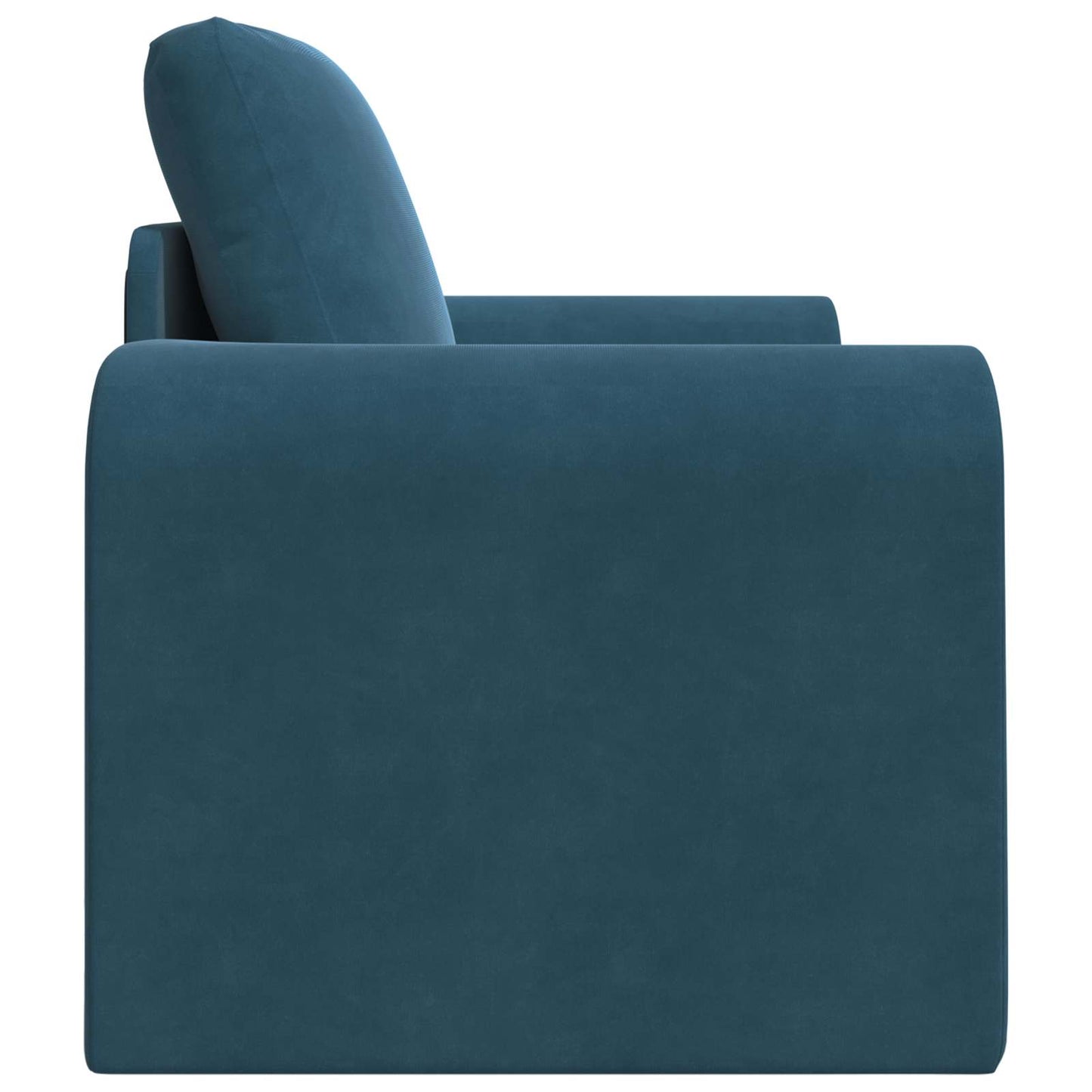 Schlafsofa Blau 98 x 71 x 83 cm Samt