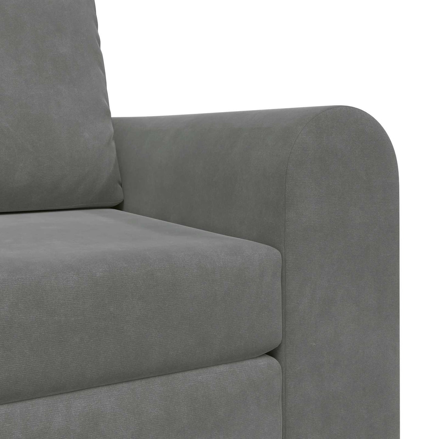 Schlafsofa Dunkelgrau 98 x 71 x 83 cm Samt