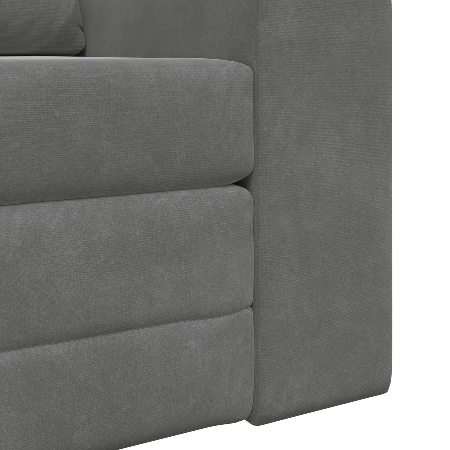 Schlafsofa Dunkelgrau 98 x 71 x 83 cm Samt