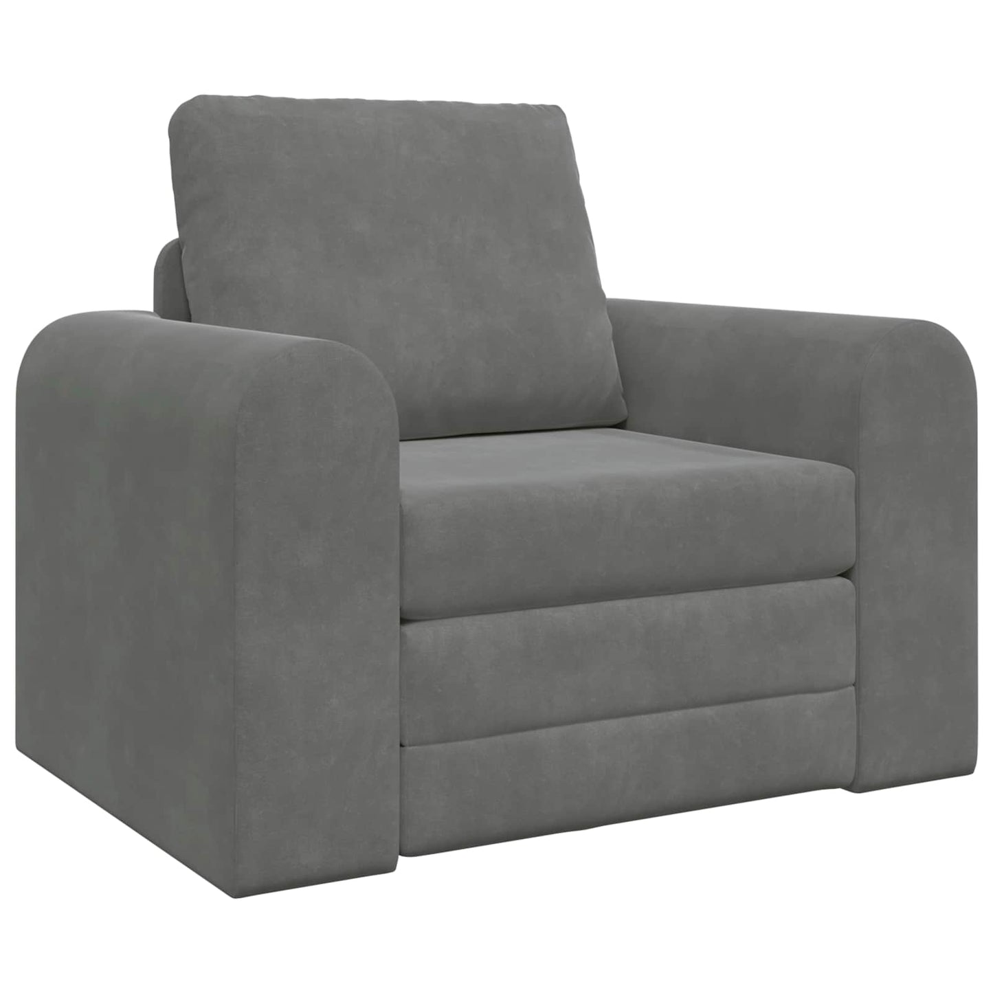 Schlafsofa Dunkelgrau 98 x 71 x 83 cm Samt