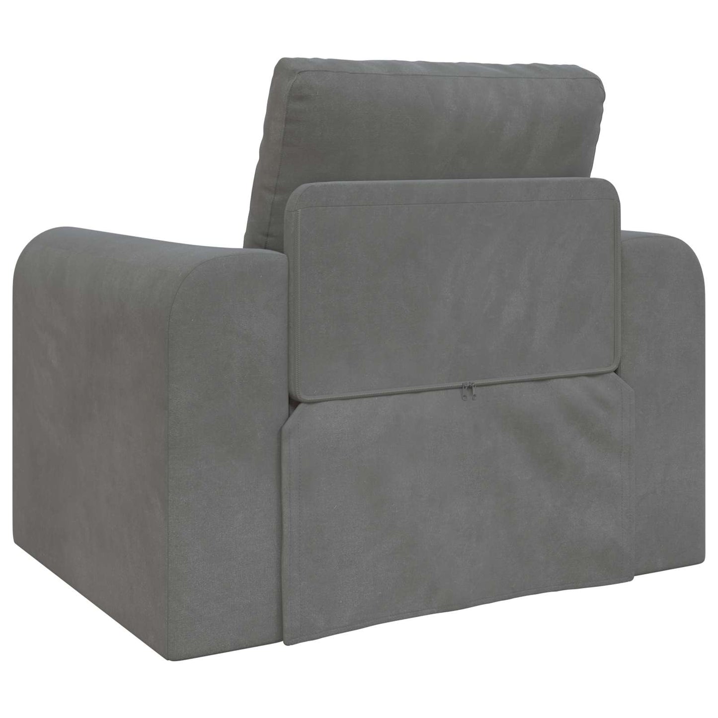 Schlafsofa Dunkelgrau 98 x 71 x 83 cm Samt