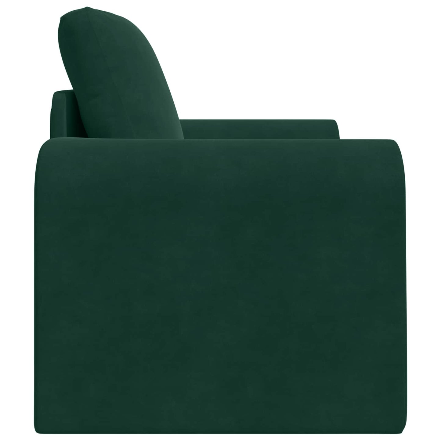 Schlafsofa Dunkelgrün 98 x 71 x 83 cm Samt