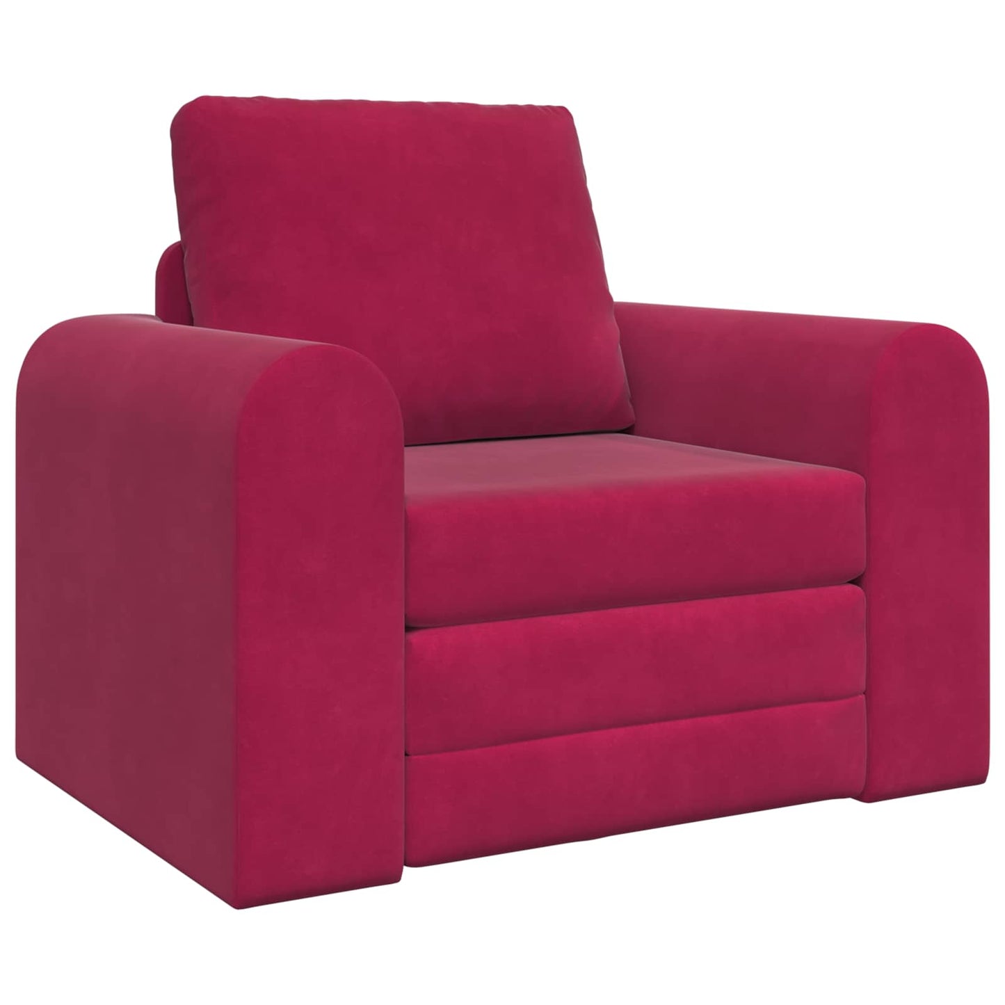 Schlafsofa Weinrot 98 x 71 x 83 cm Samt