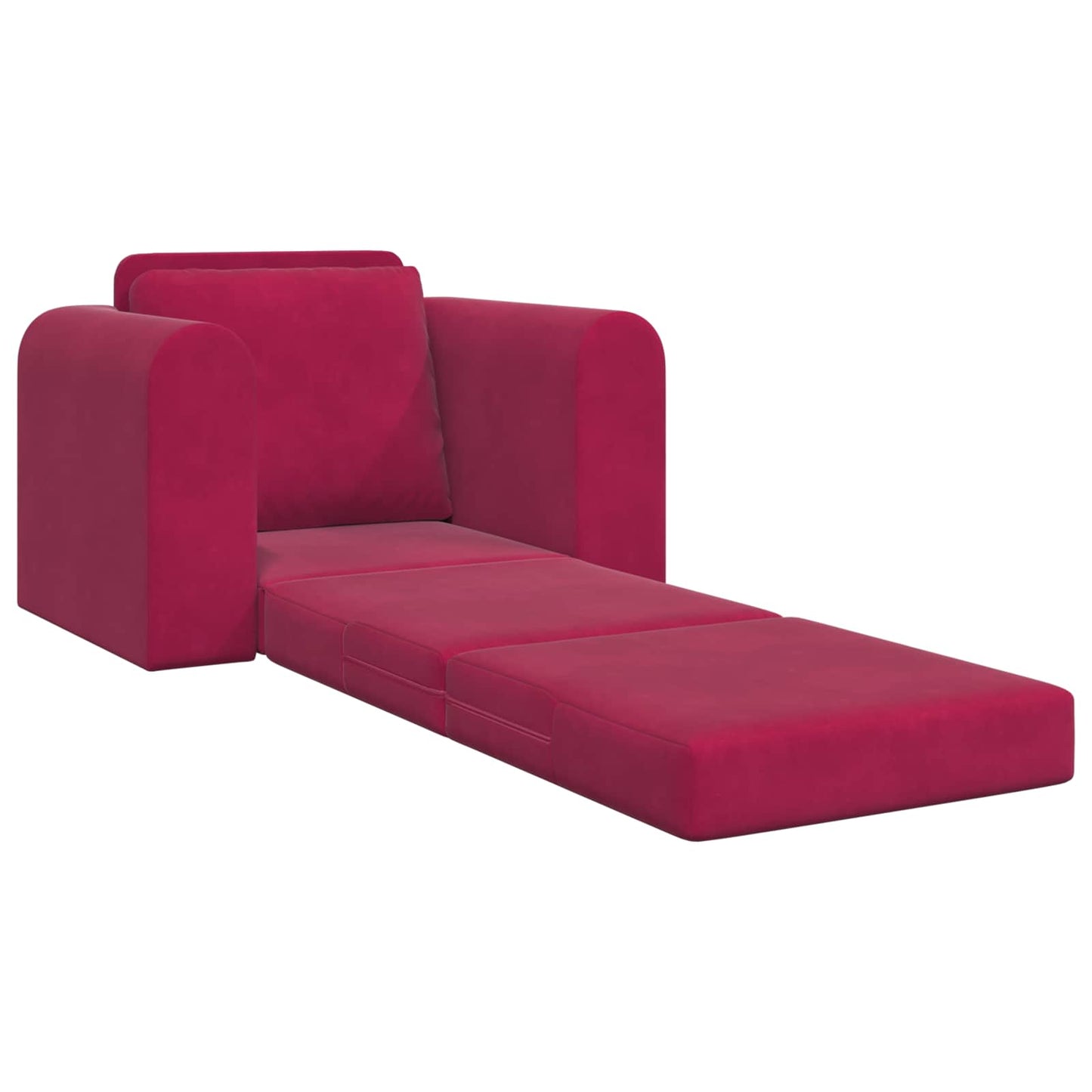 Schlafsofa Weinrot 98 x 71 x 83 cm Samt