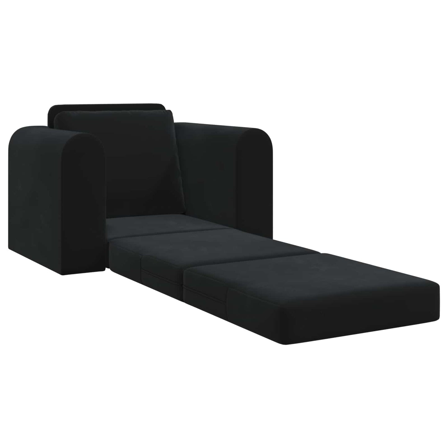 Schlafsofa Schwarz 98 x 71 x 83 cm Samt