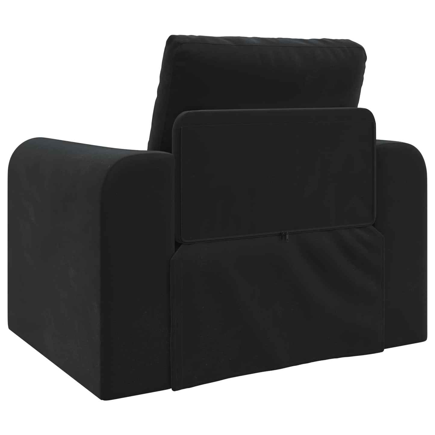 Schlafsofa Schwarz 98 x 71 x 83 cm Samt