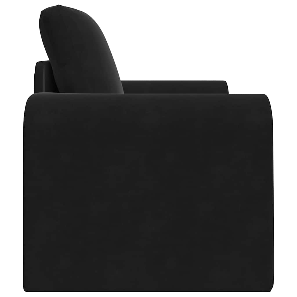 Schlafsofa Schwarz 98 x 71 x 83 cm Samt
