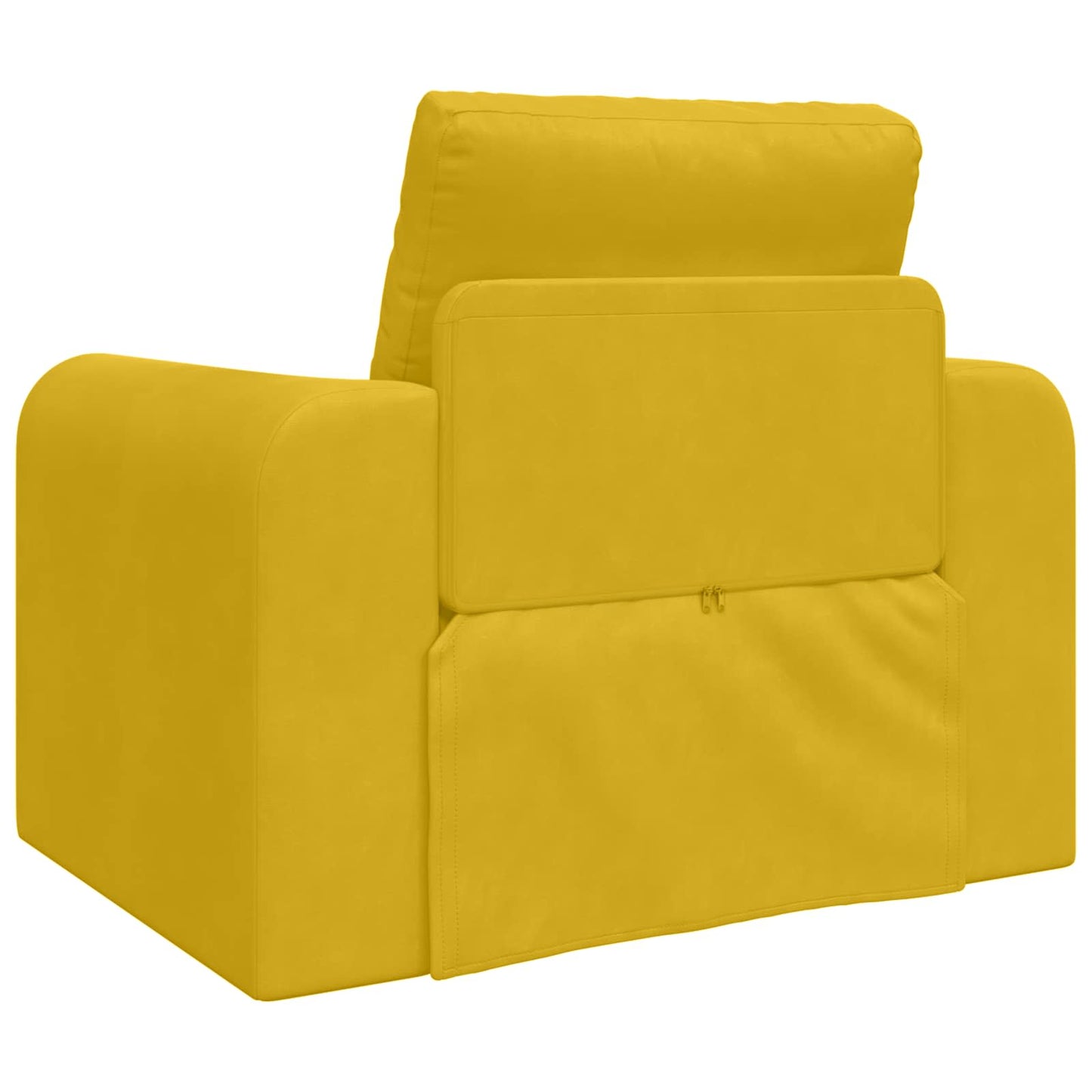 Schlafsofa Gelb 98 x 71 x 83 cm Samt