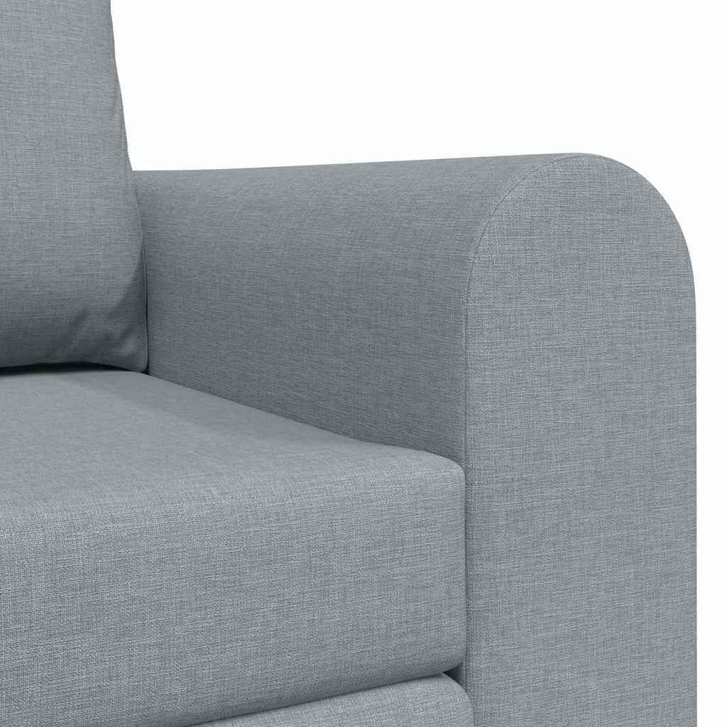 Schlafsofa 60cm Hellgrau Stoff