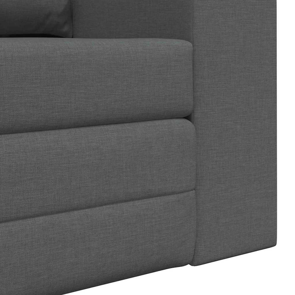 Schlafsofa 60cm Dunkelgrau Stoff