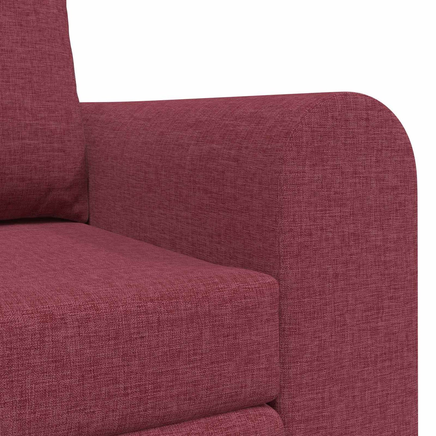 Schlafsofa 60cm Weinrot Stoff