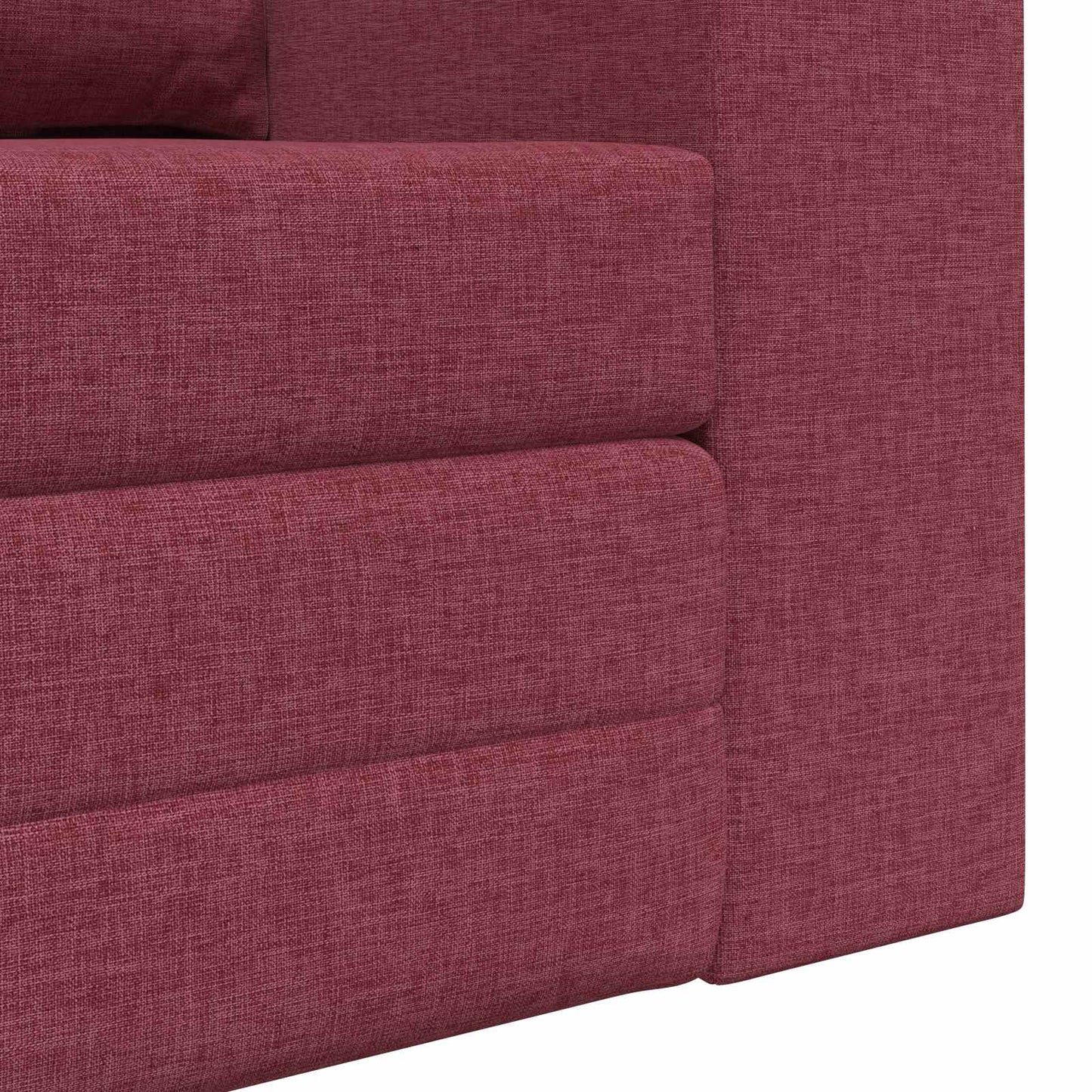 Schlafsofa 60cm Weinrot Stoff
