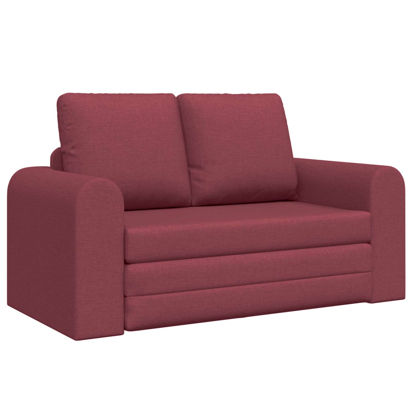 Schlafsofa 60cm Weinrot Stoff