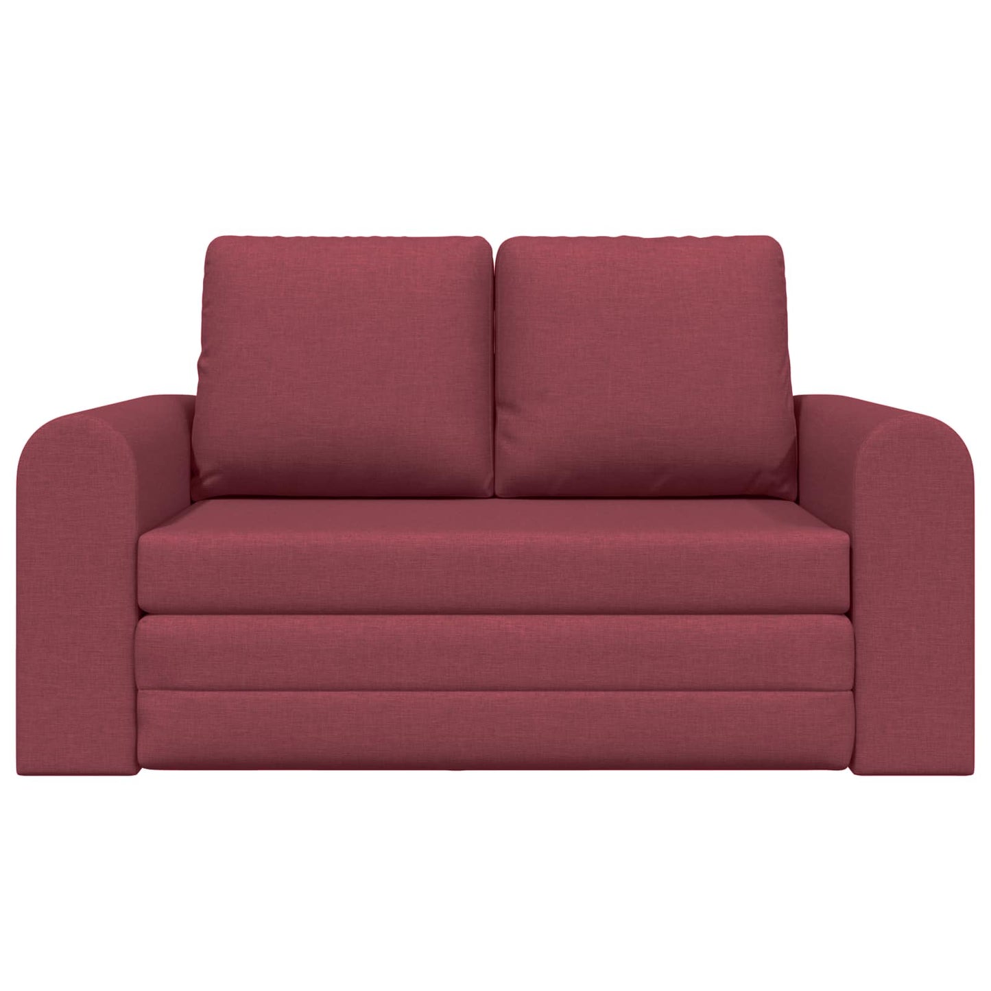 Schlafsofa 60cm Weinrot Stoff