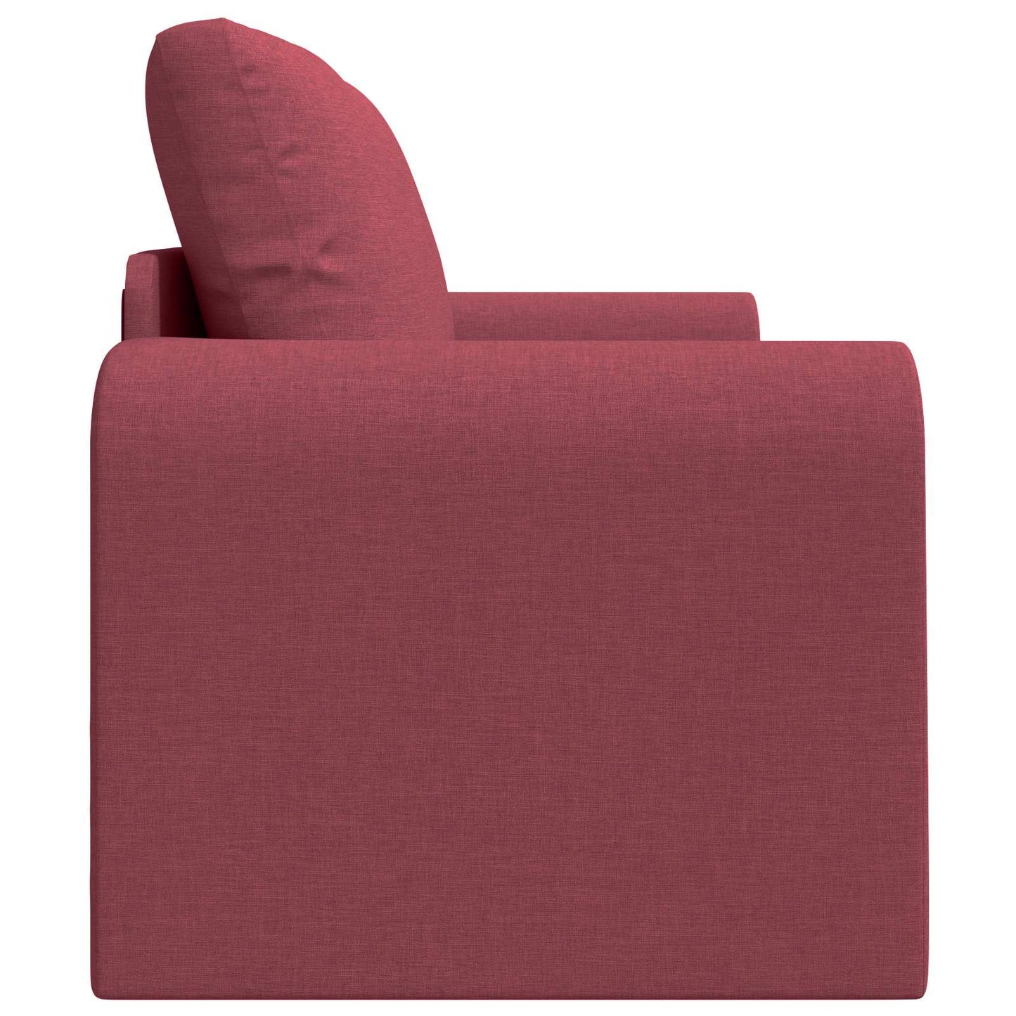 Schlafsofa 60cm Weinrot Stoff