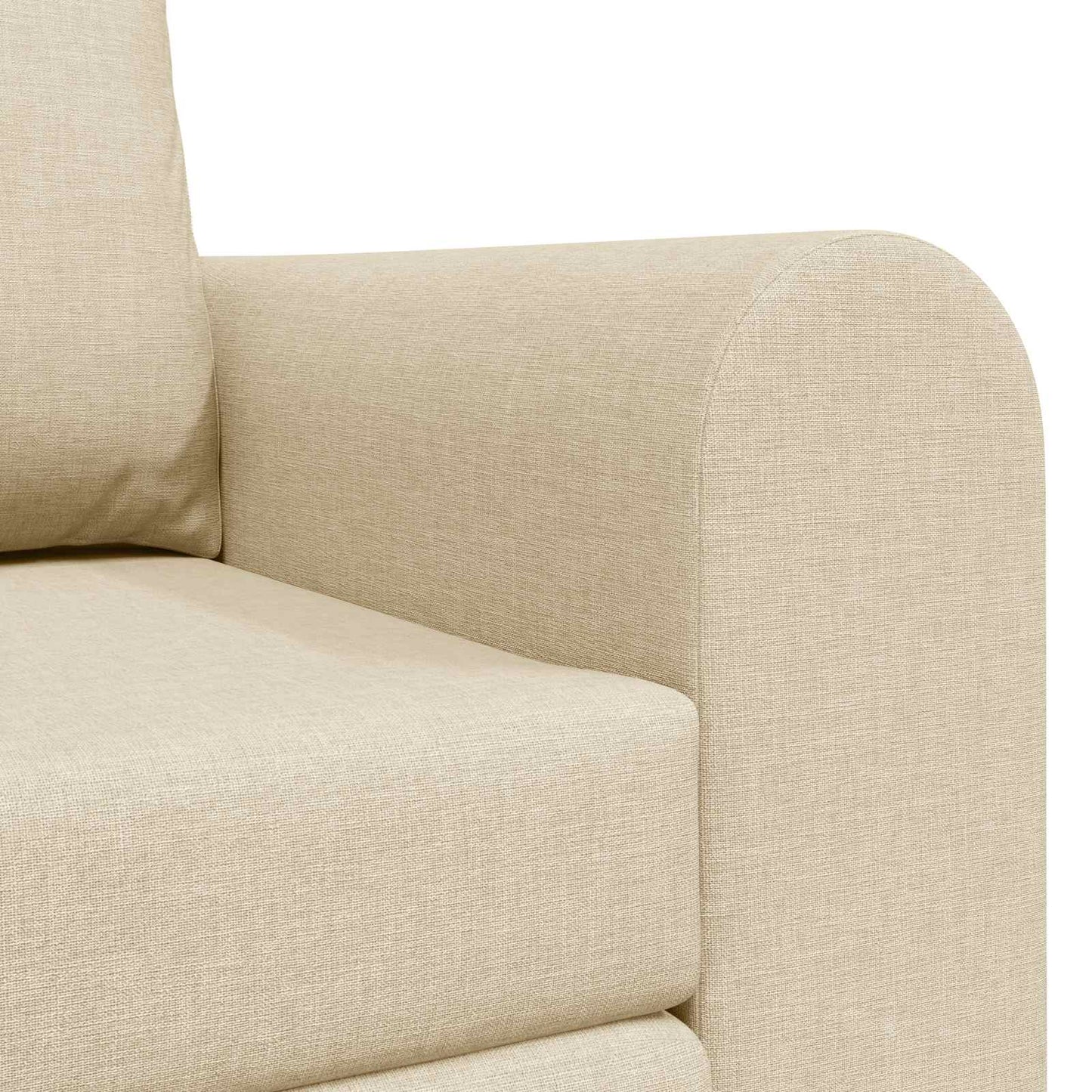 Schlafsofa 60cm Creme Stoff