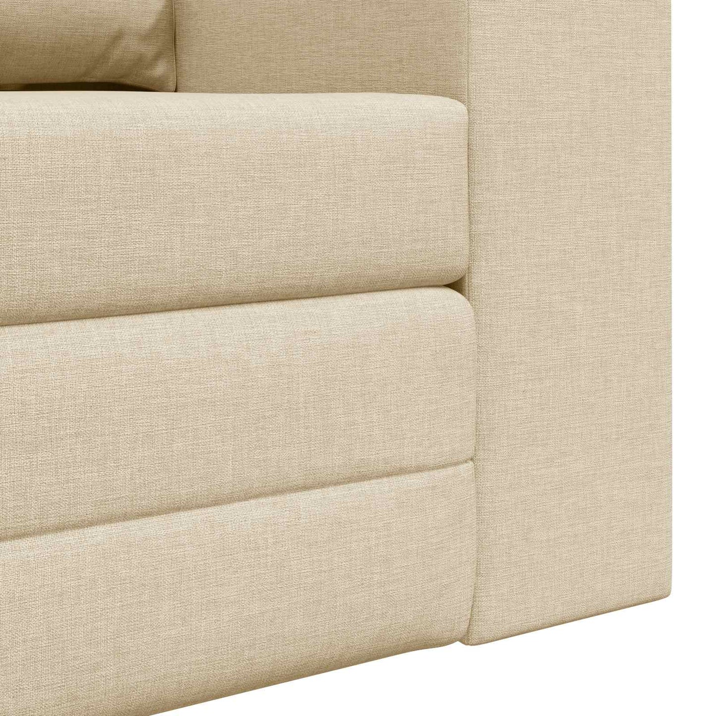 Schlafsofa 60cm Creme Stoff