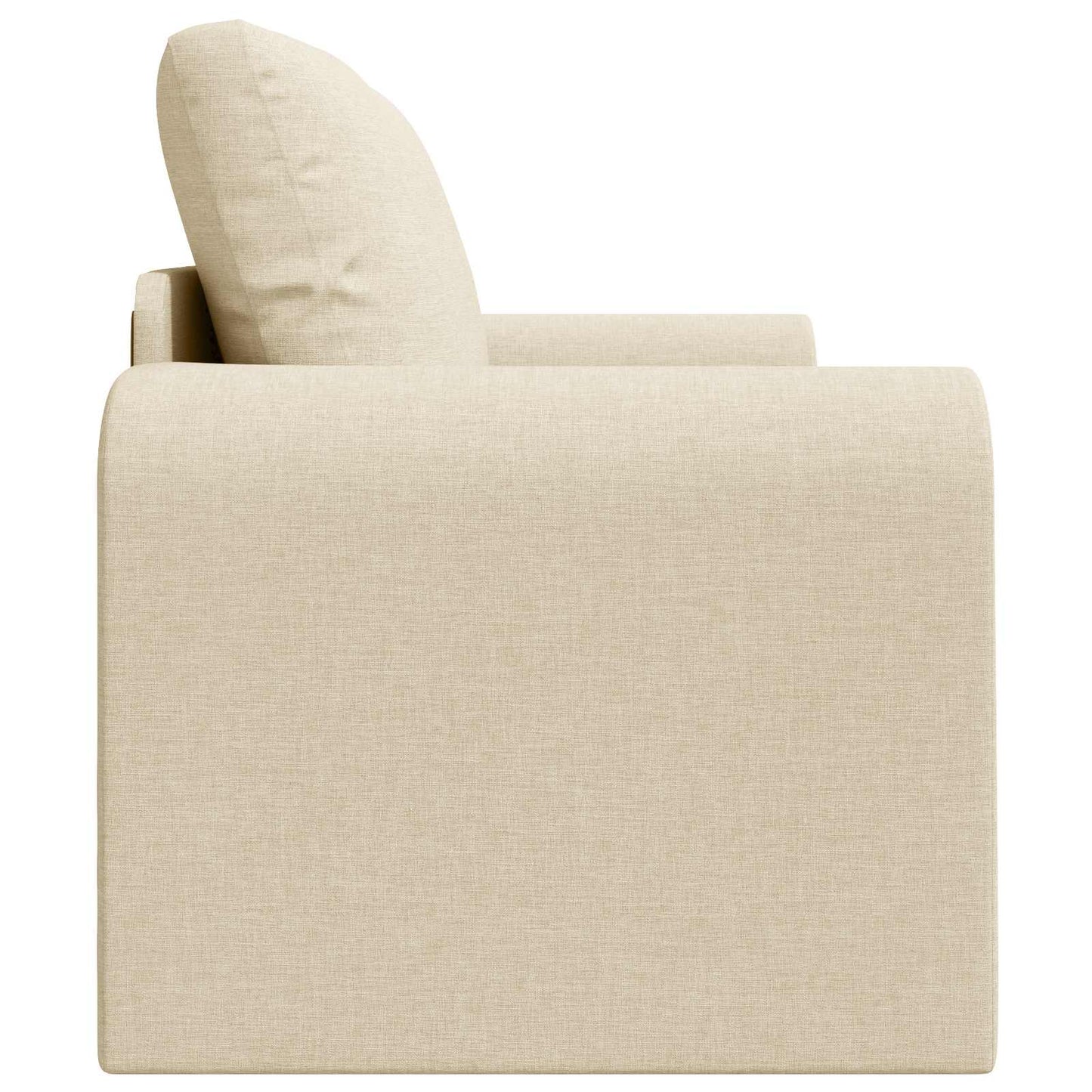 Schlafsofa 60cm Creme Stoff