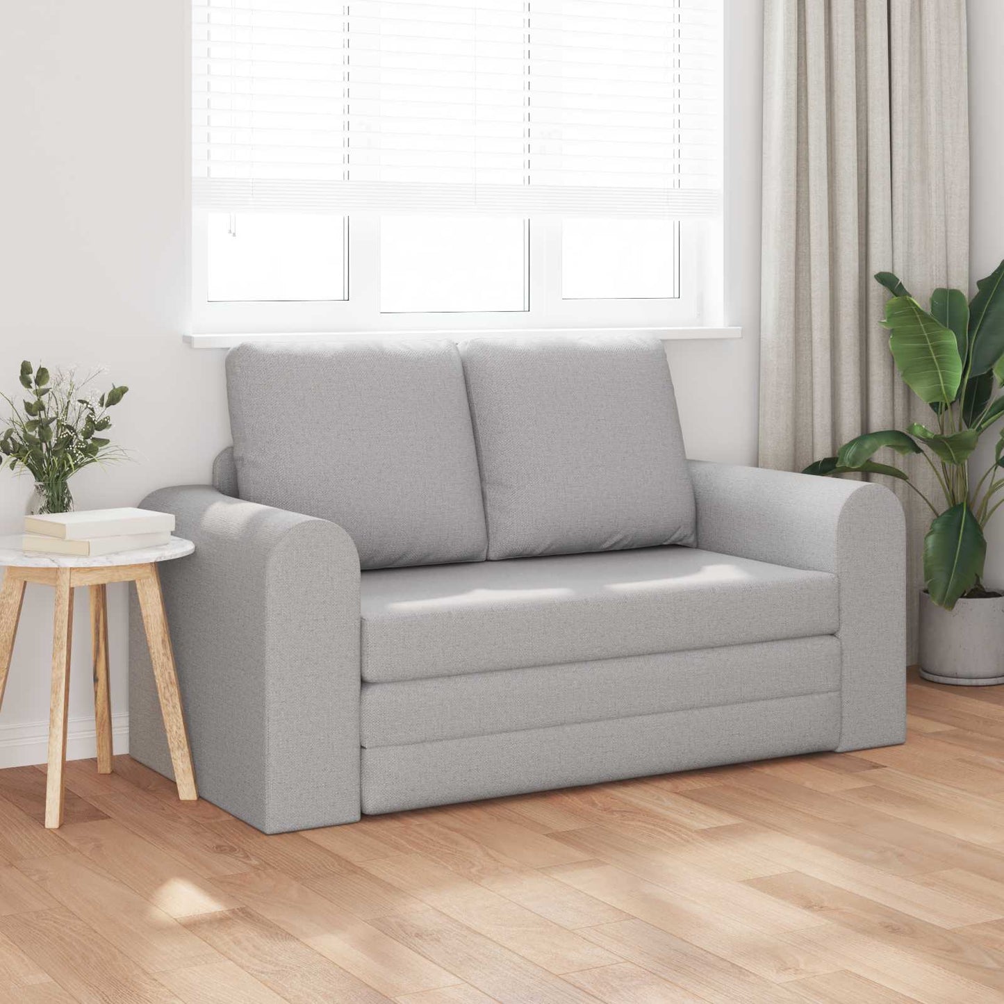 Schlafsofa Wolkengrau 148 x 71 x 83 cm Stoff