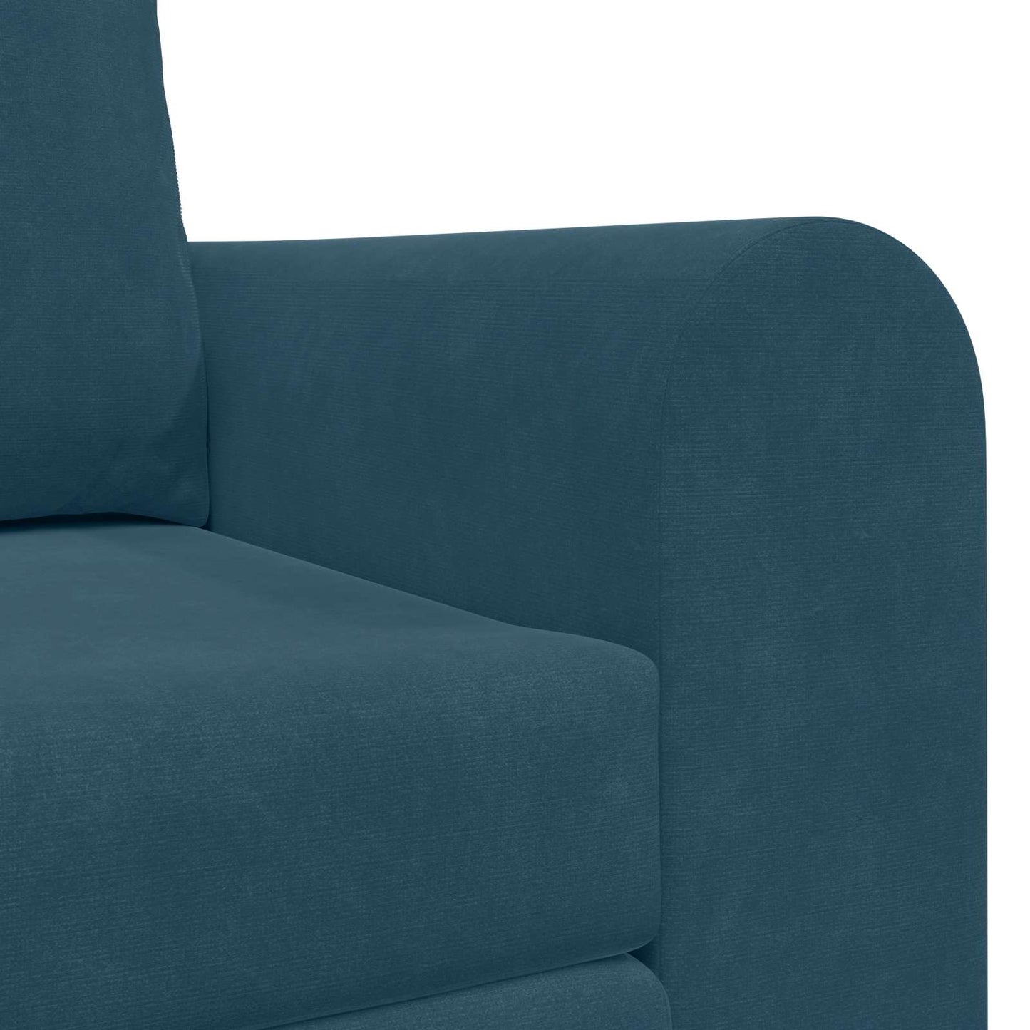 Schlafsofa Blau 148 x 71 x 83 cm Samt