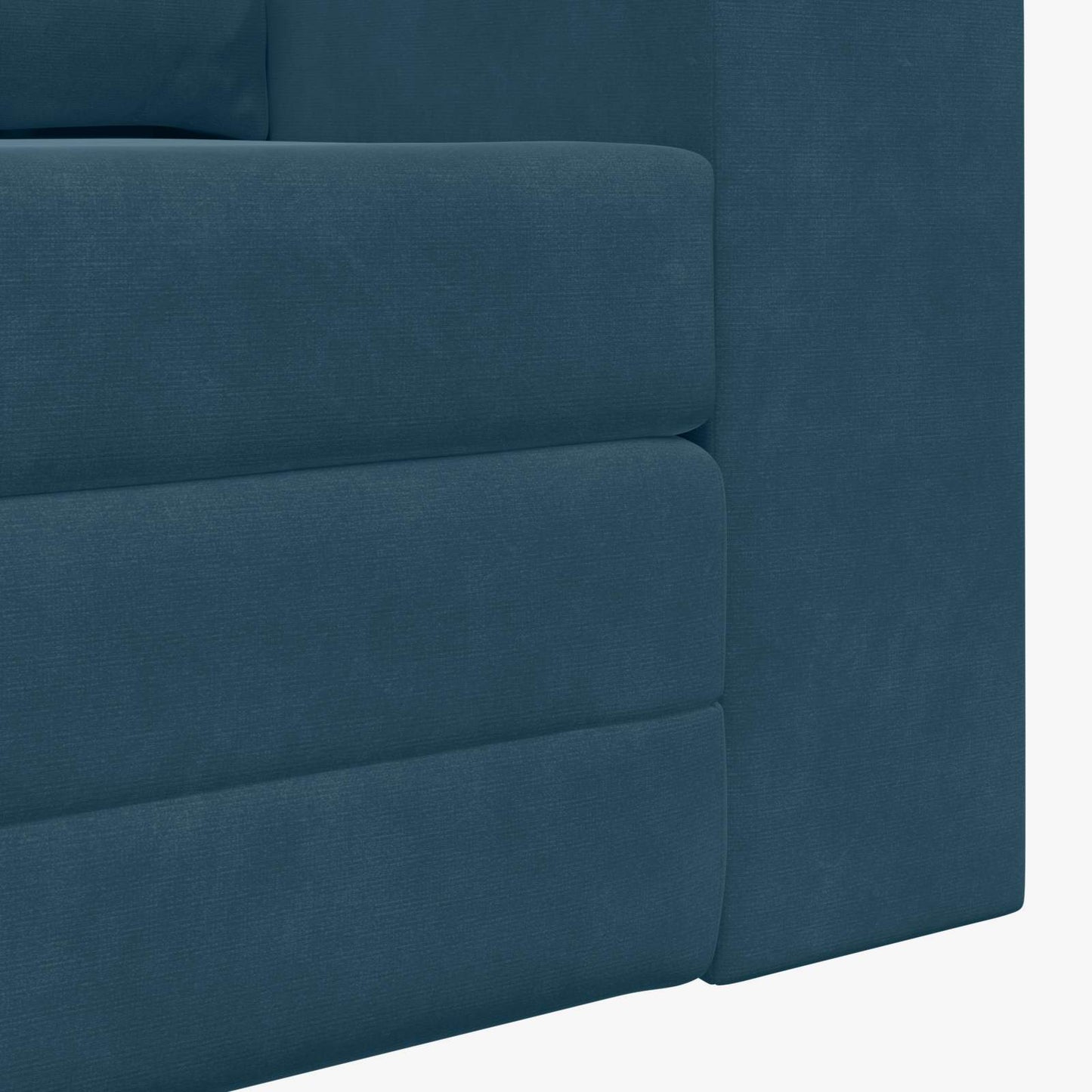 Schlafsofa Blau 148 x 71 x 83 cm Samt