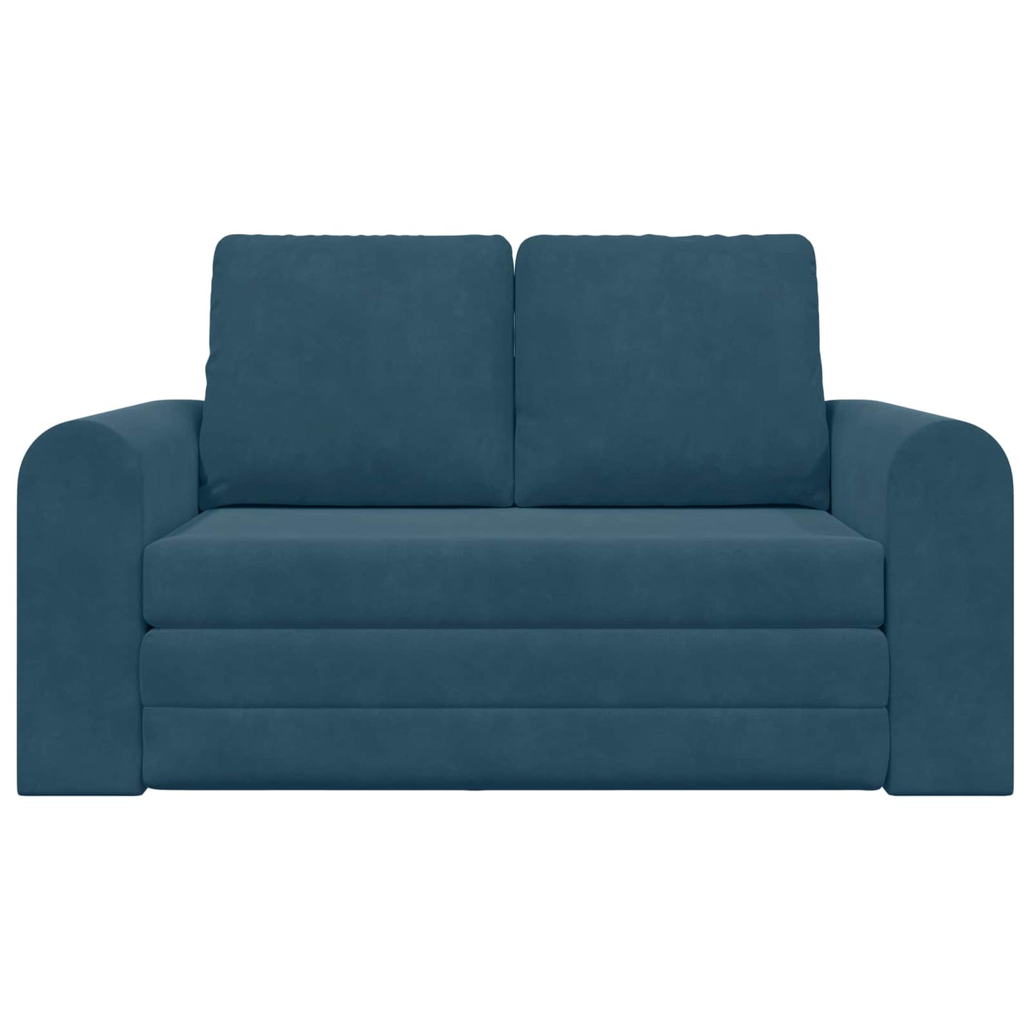 Schlafsofa Blau 148 x 71 x 83 cm Samt