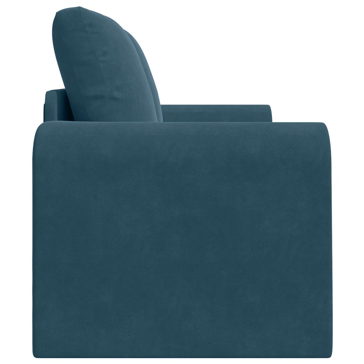 Schlafsofa Blau 148 x 71 x 83 cm Samt