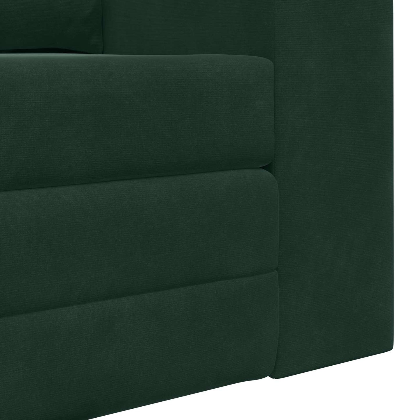Schlafsofa Dunkelgrün 148 x 71 x 83 cm Samt
