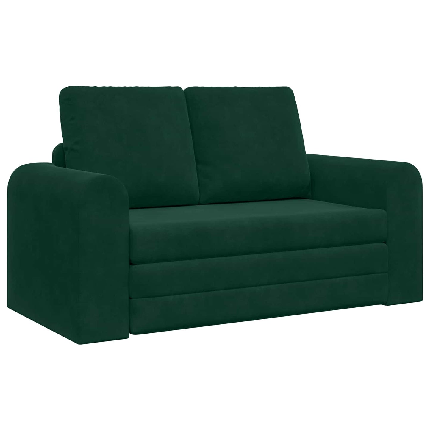 Schlafsofa Dunkelgrün 148 x 71 x 83 cm Samt