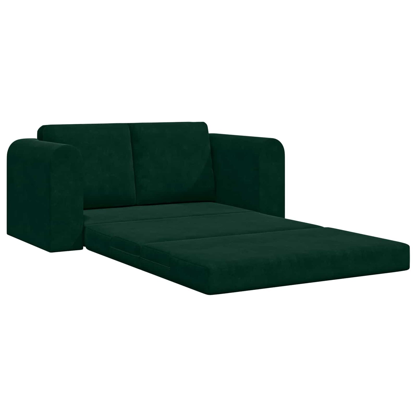 Schlafsofa Dunkelgrün 148 x 71 x 83 cm Samt