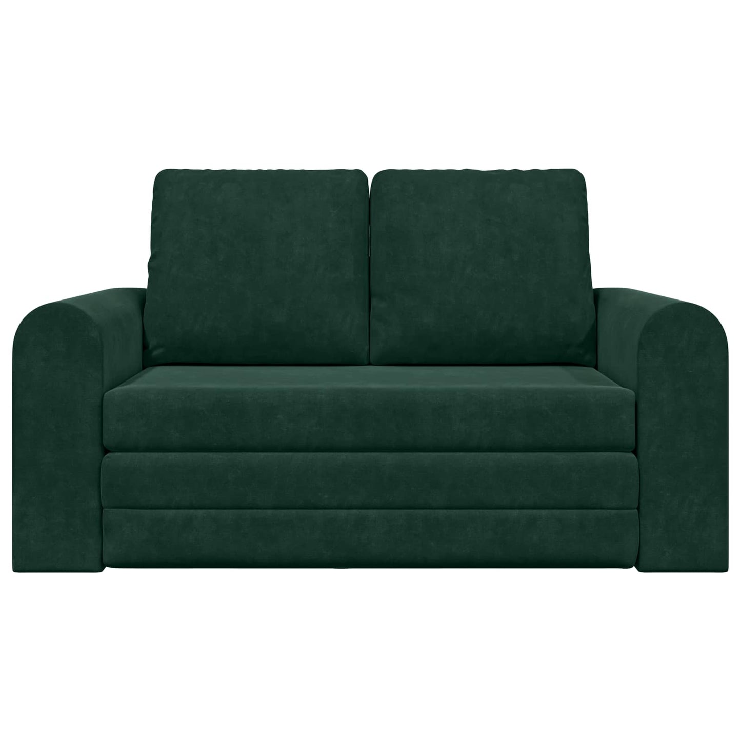 Schlafsofa Dunkelgrün 148 x 71 x 83 cm Samt