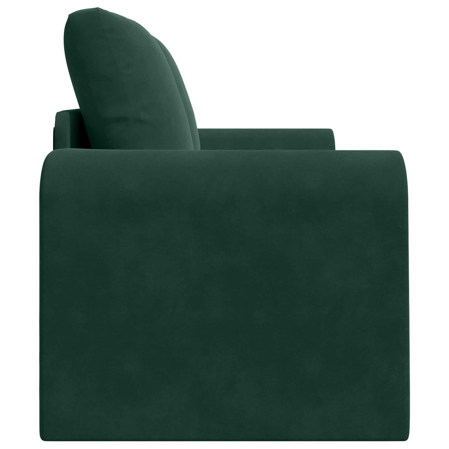 Schlafsofa Dunkelgrün 148 x 71 x 83 cm Samt